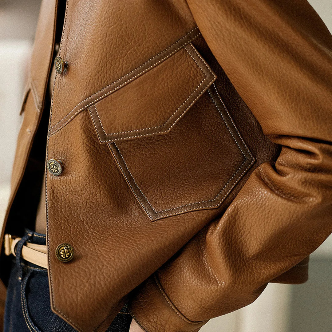 Marcell™ | Vegan Leather Blazer