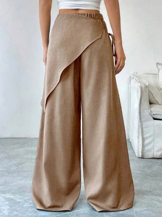 Vivia™ | Wrap-Front Wide-Leg Pant