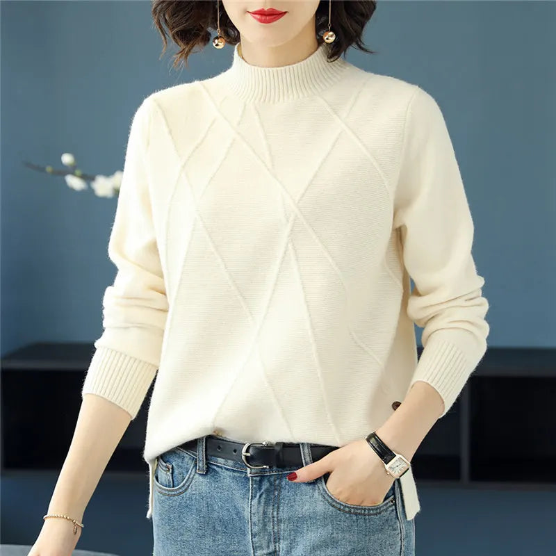 Veline™ | Cashmere Diamond Knit Sweater