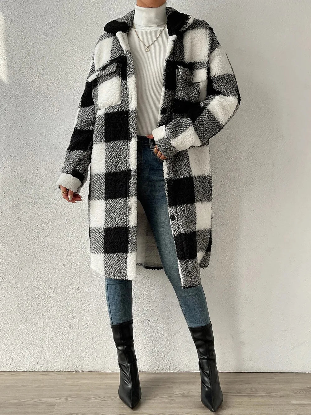 Piper™ | Plaid Sherpa Jacket