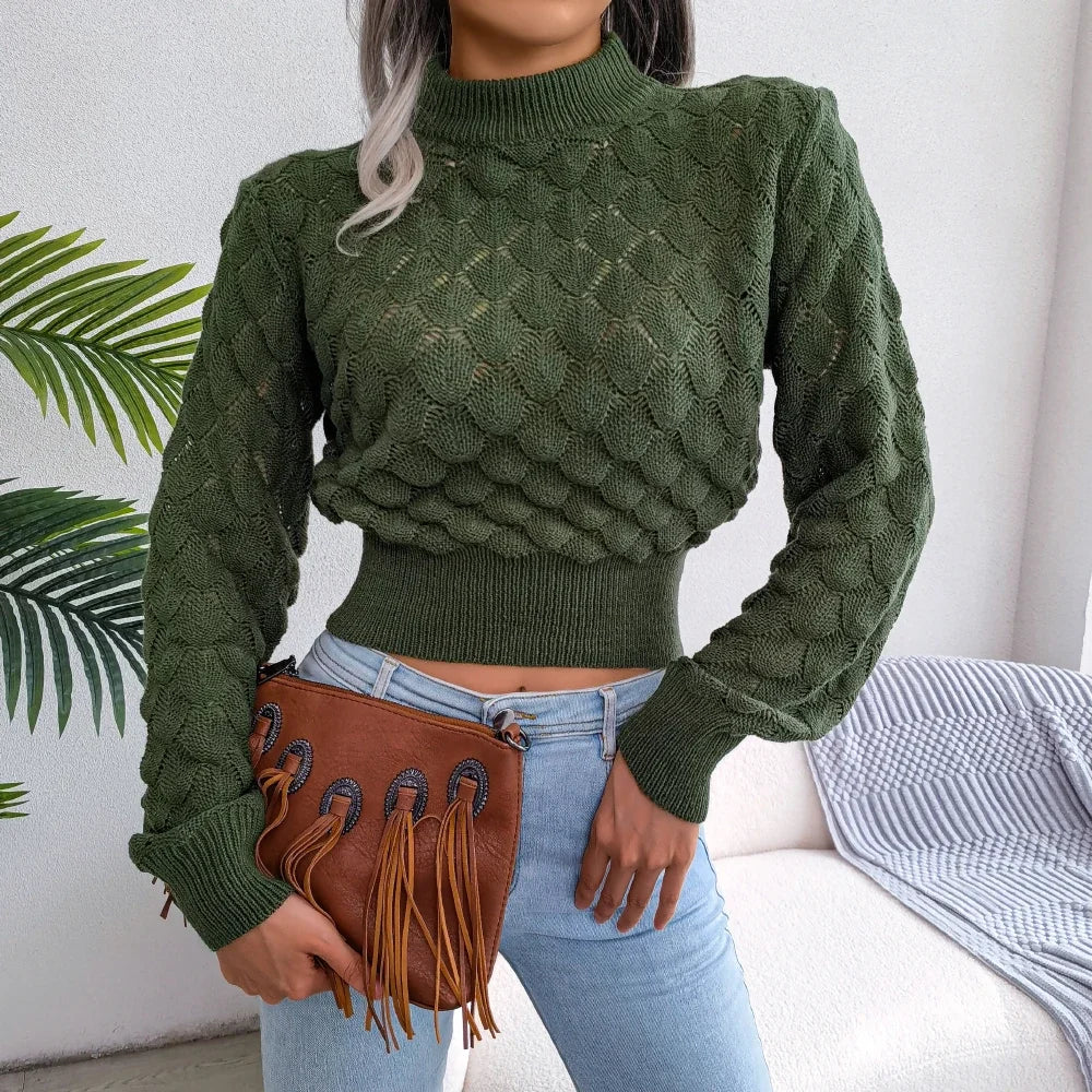 Vienne™ | Bubble Texture Knit Pullover