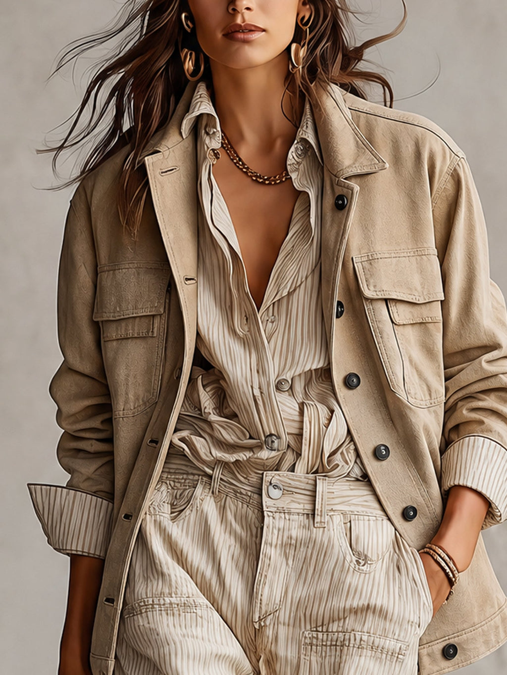 Dakota™ | Washed Cotton Utility Jacket