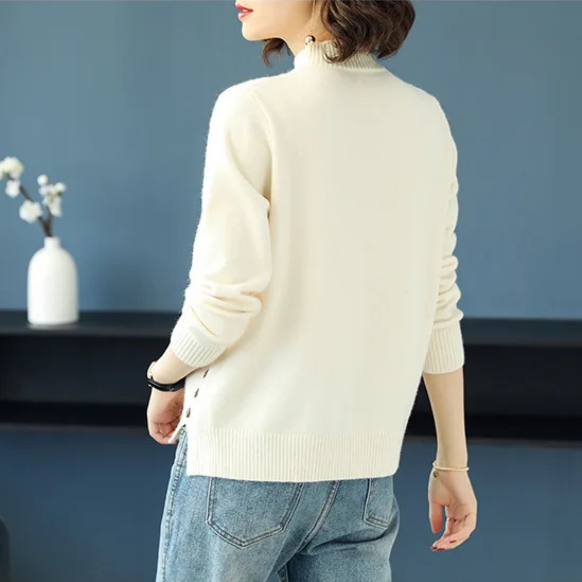 Veline™ | Cashmere Diamond Knit Sweater