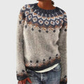 Brenda™ | Retro Scandinavian Knitted Sweater