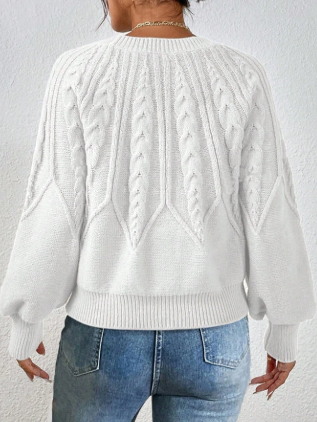 Meridian™ | Cable Knit Cropped Sweater