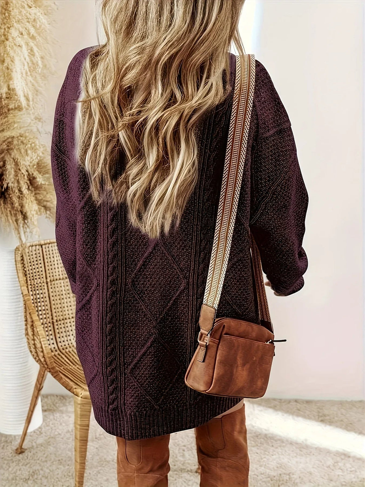 Juno™ | Cable Knit Sweater Dress