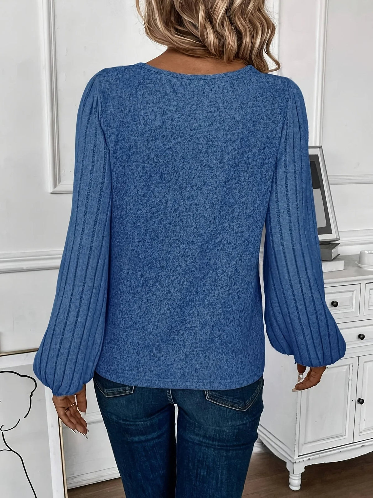 Larkspur™ | Balloon-Sleeve Knit Sweater