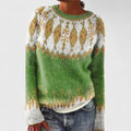 Linda™ | Retro Scandinavian Knitted Sweater