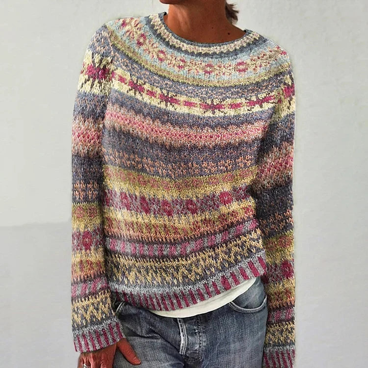 Loretta™ | Retro Scandinavian Knitted Sweater