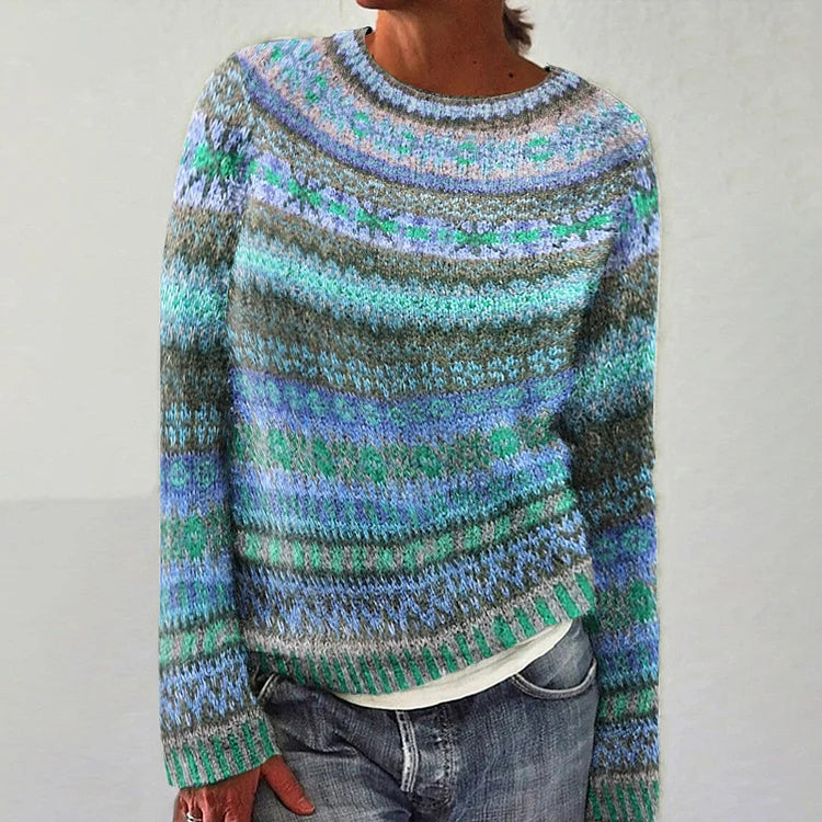 Diane™ | Retro Scandinavian Knitted Sweater