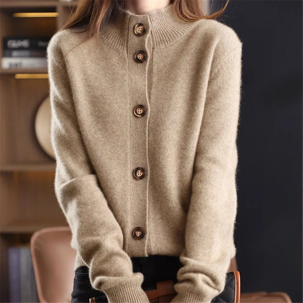 Scarlett™ | Luxe Wool Blend Cardigan