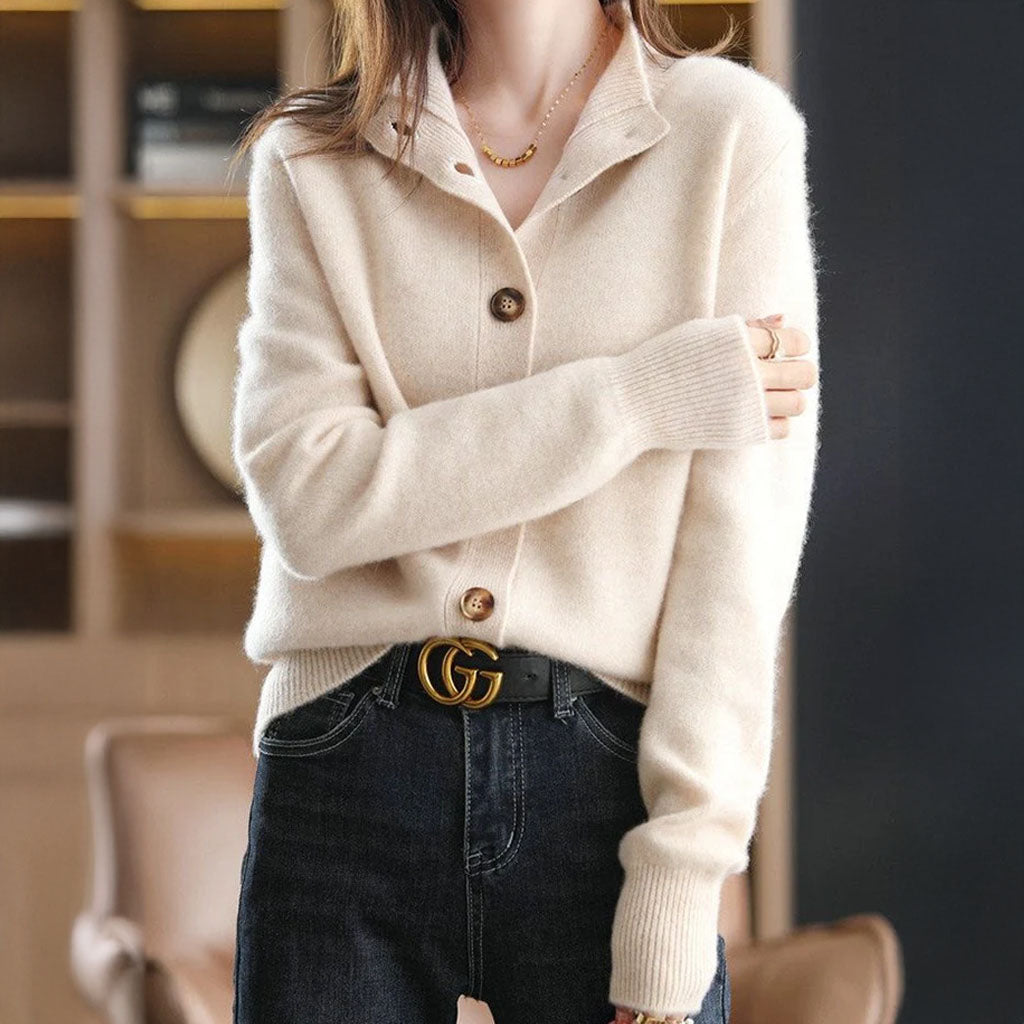 Scarlett™ | Luxe Wool Blend Cardigan
