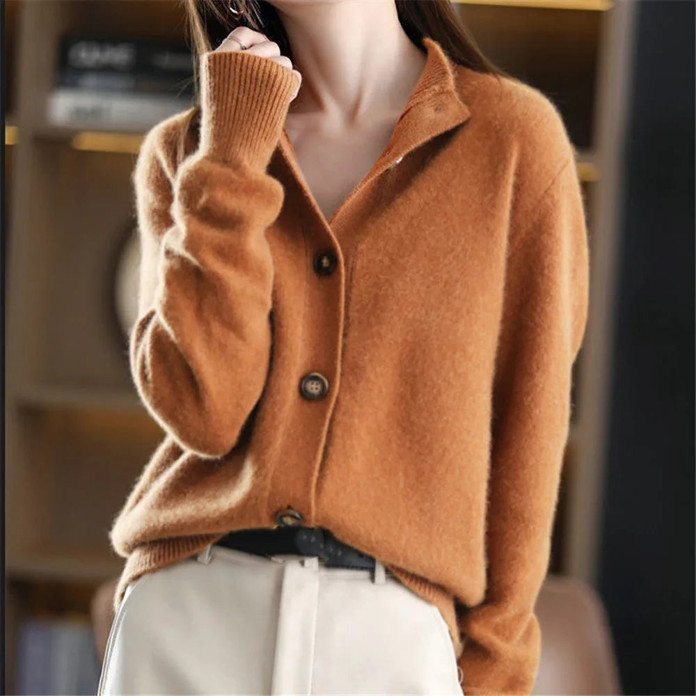 Scarlett™ | Luxe Wool Blend Cardigan