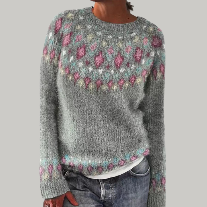 Jocelyn™ | Retro Scandinavian Knitted Sweater