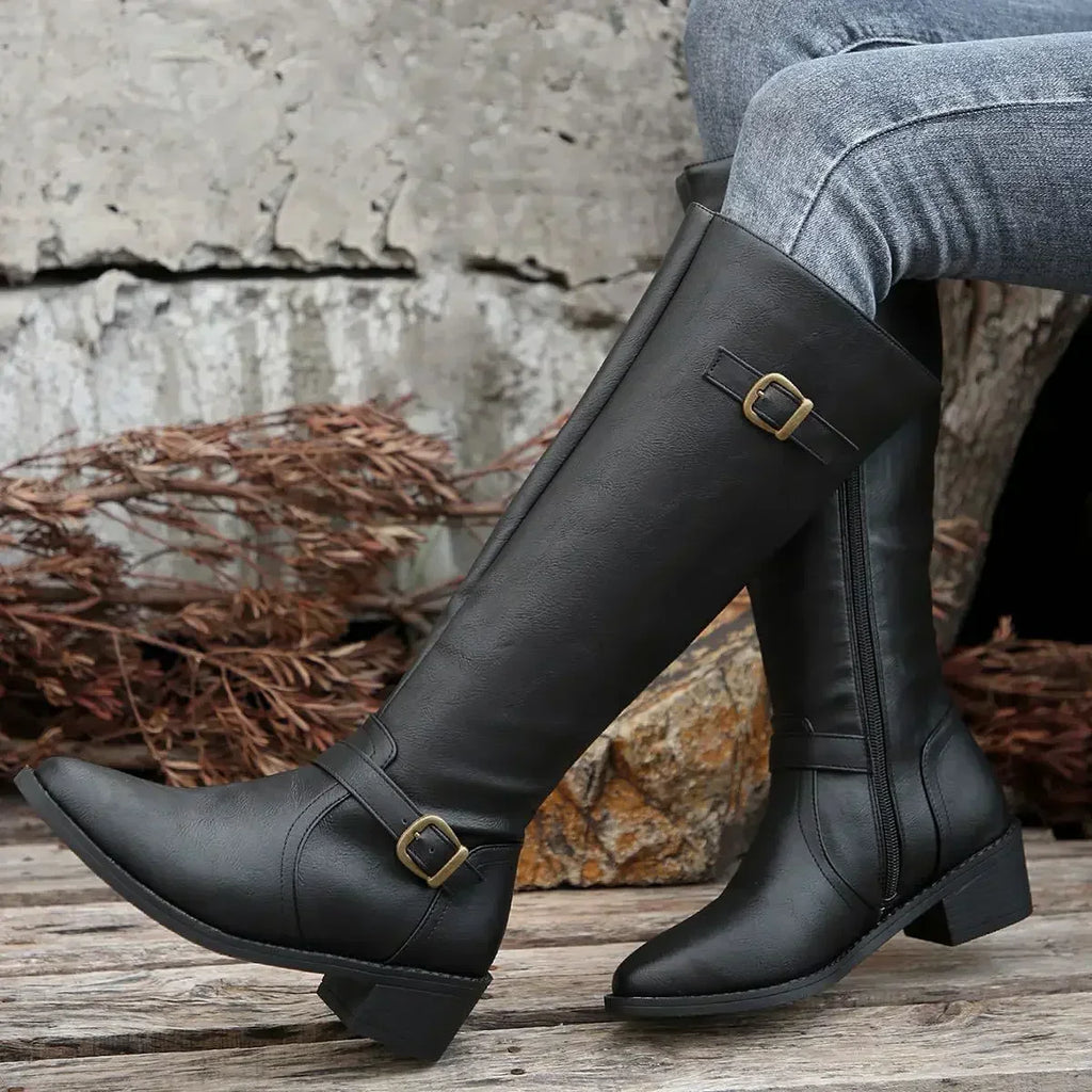 Victoria™ | Classic Knee-High Riding Boots