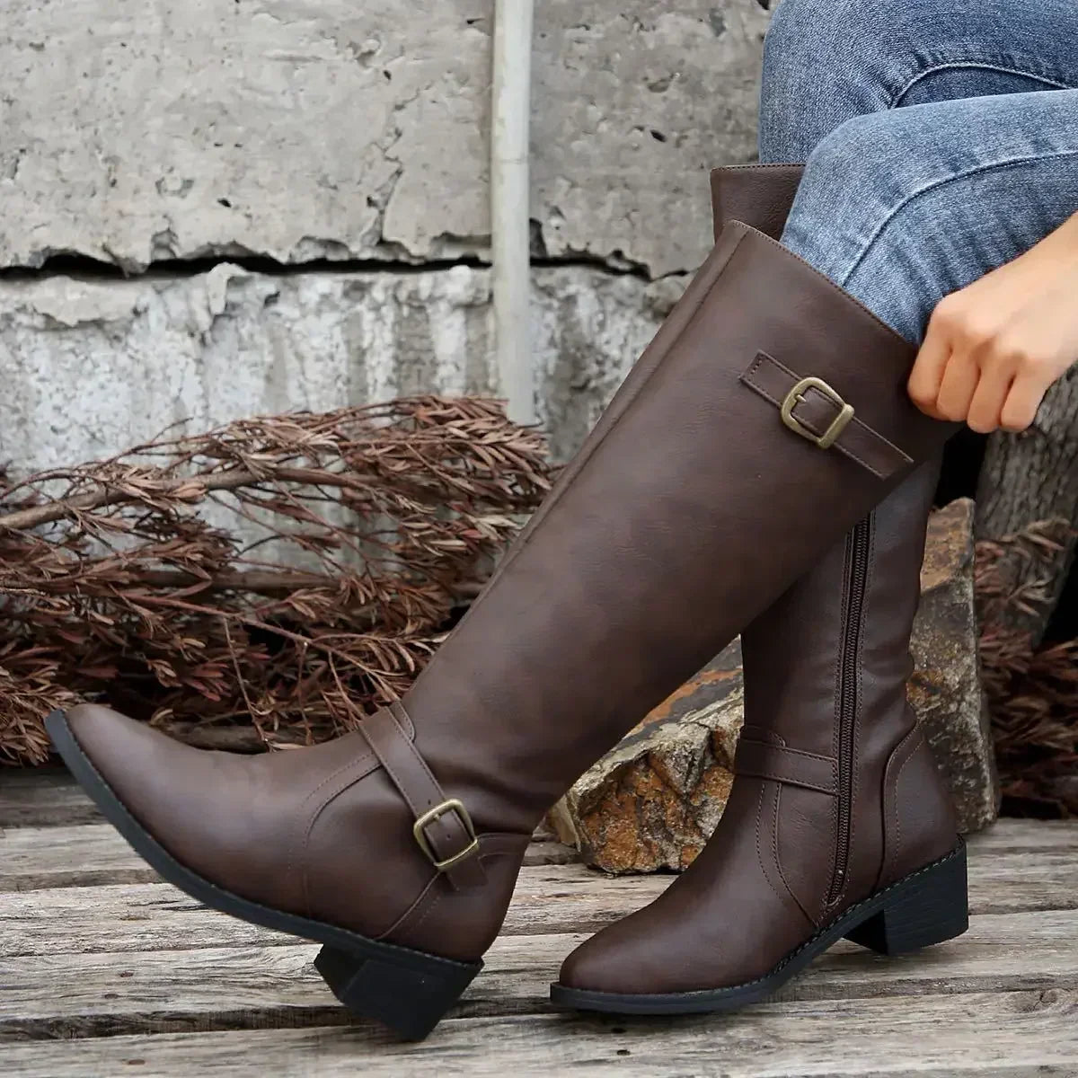 Victoria™ | Classic Knee-High Riding Boots