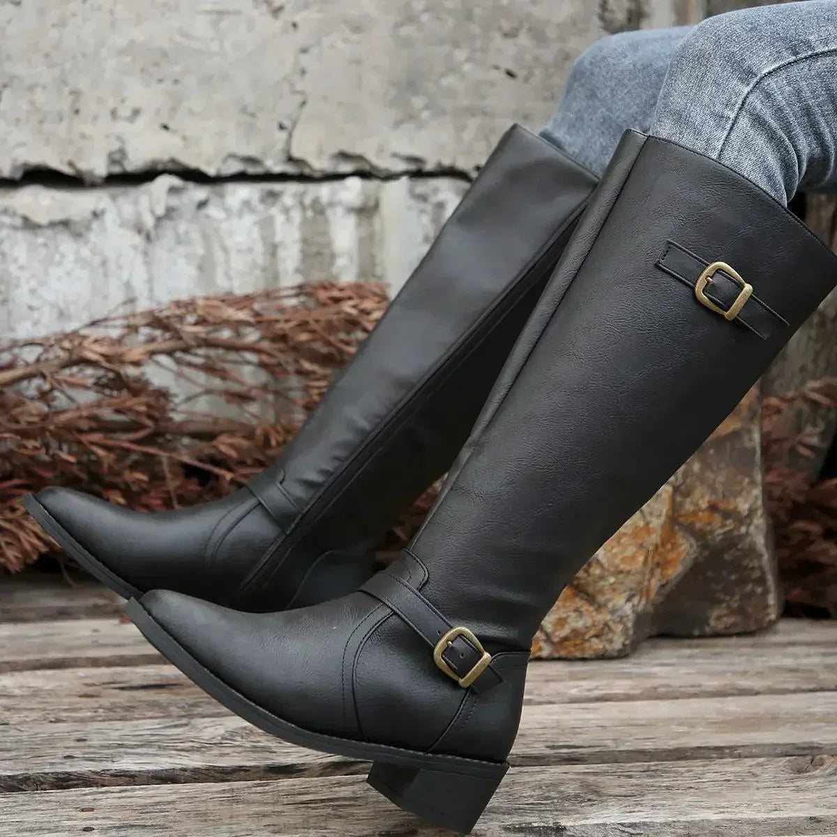 Victoria™ | Classic Knee-High Riding Boots