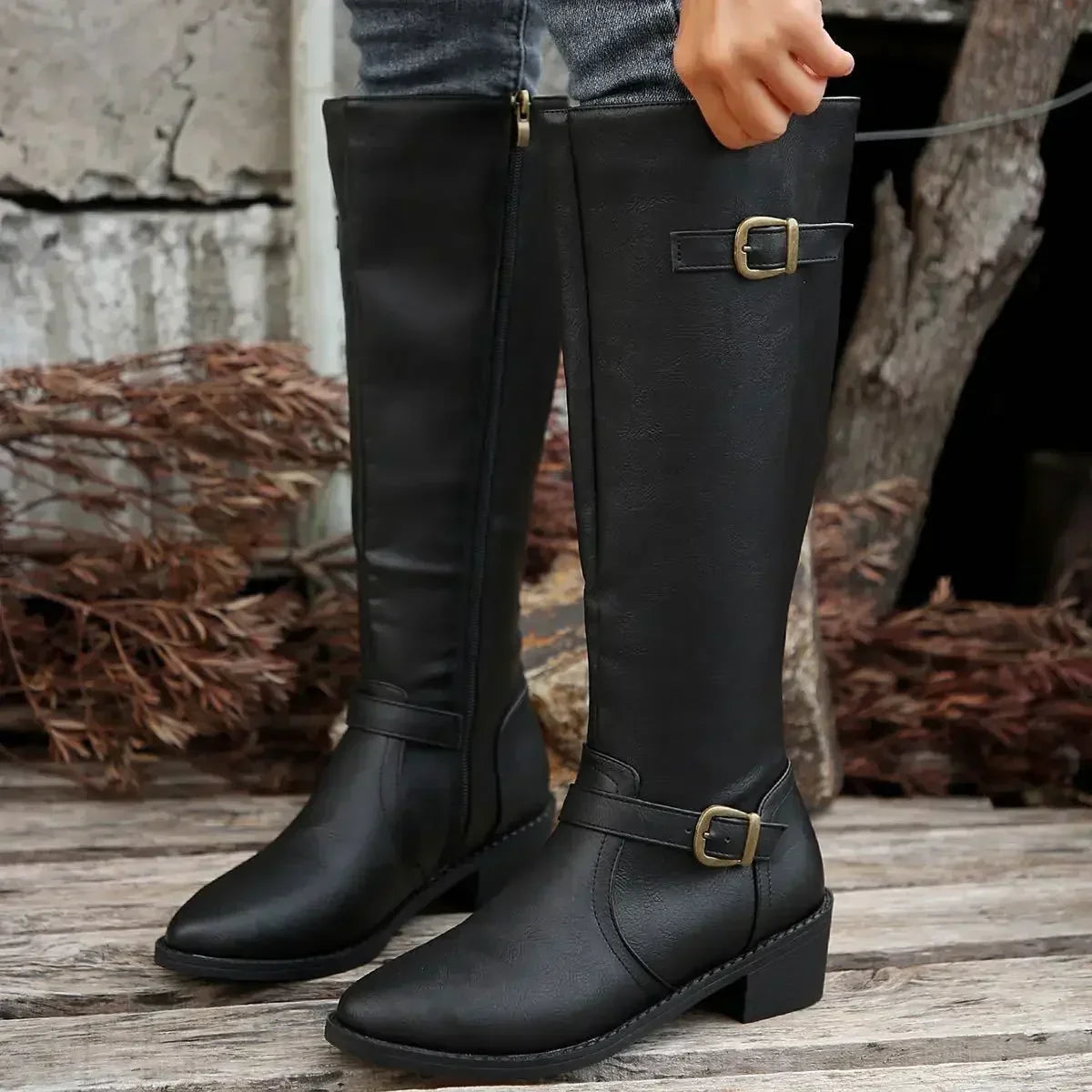 Victoria™ | Classic Knee-High Riding Boots