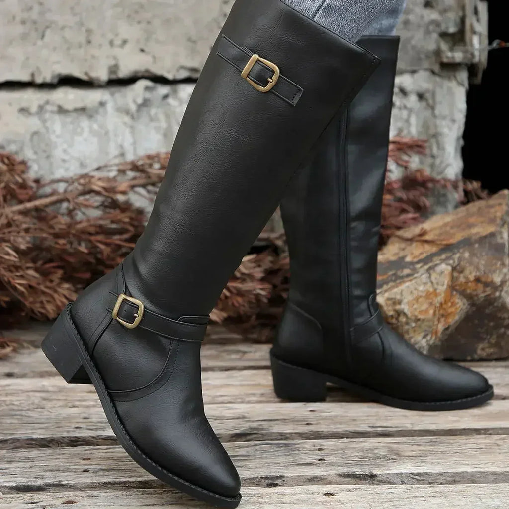 Victoria™ | Classic Knee-High Riding Boots