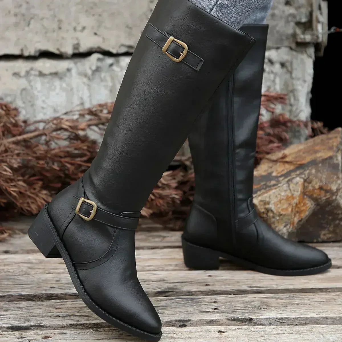 Victoria™ | Classic Knee-High Riding Boots