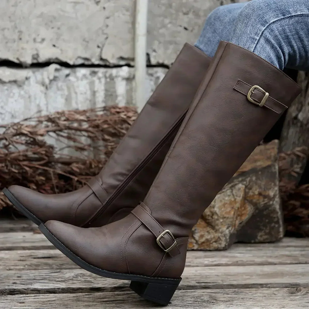 Victoria™ | Classic Knee-High Riding Boots