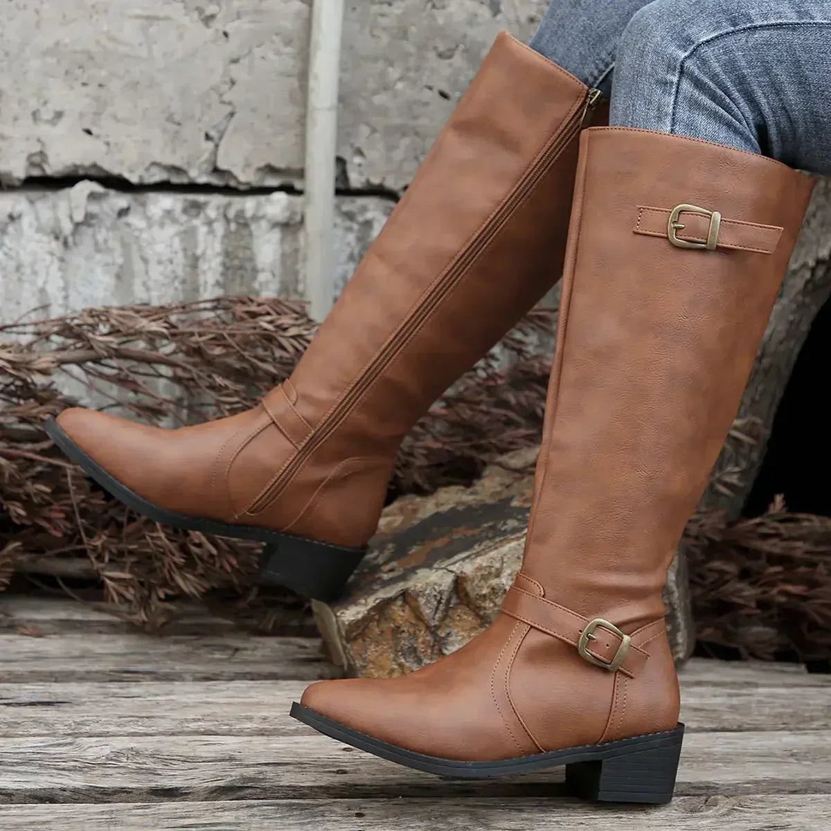 Victoria™ | Classic Knee-High Riding Boots