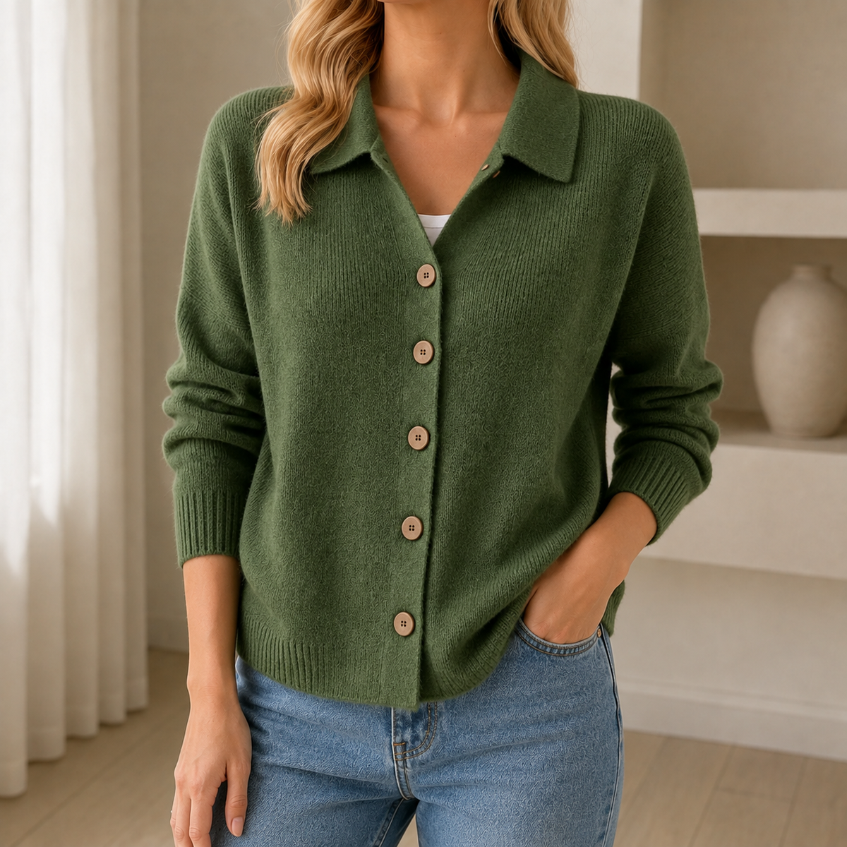 Elise™ | Button Knit Cardigan