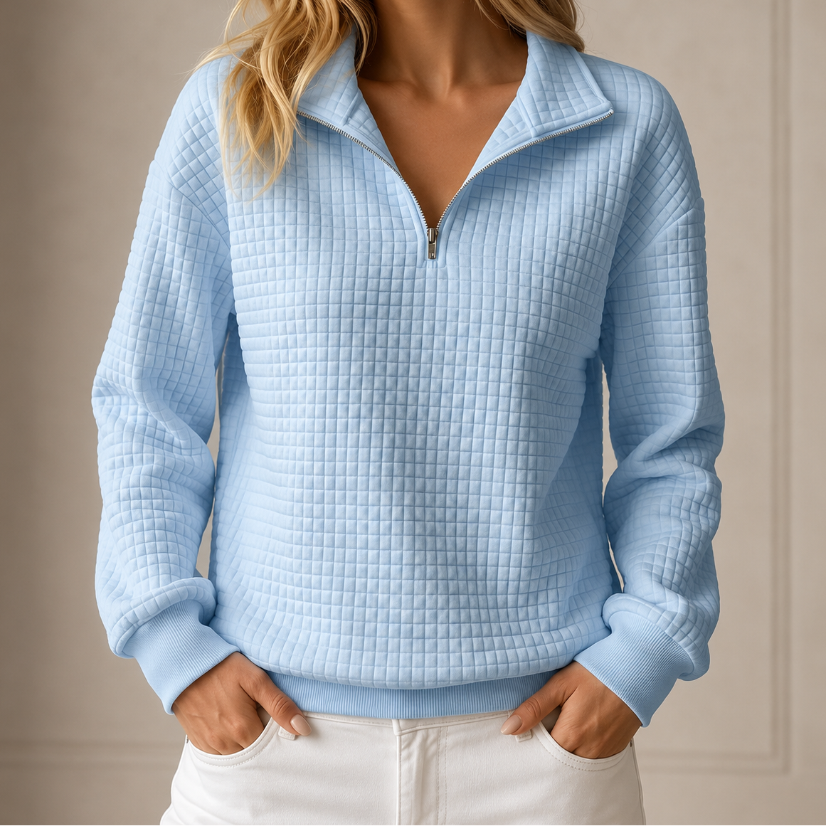 Peyton™ | Quilted Half-Zip Pullover