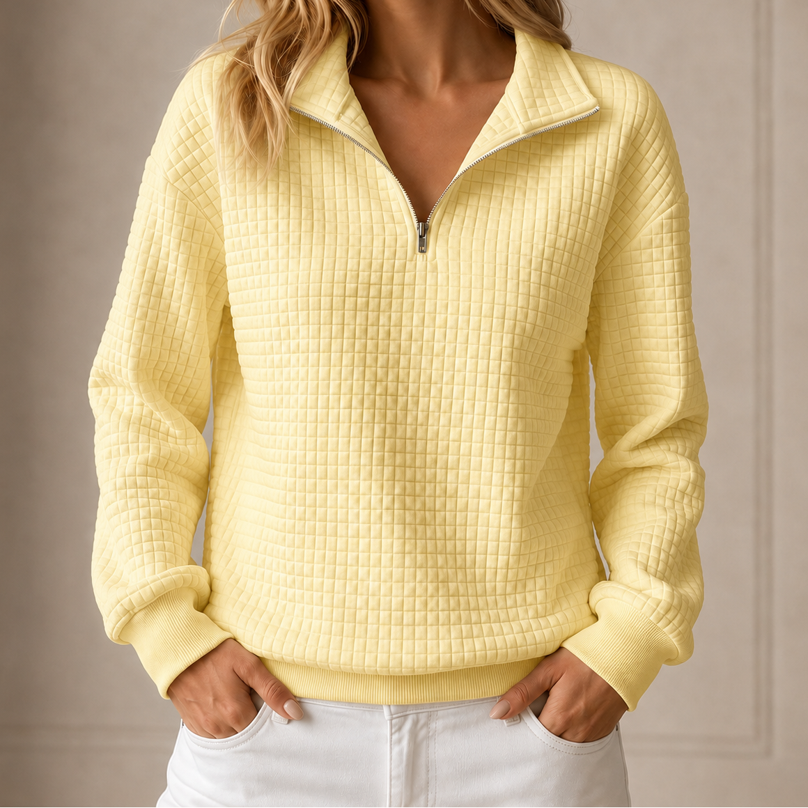 Peyton™ | Quilted Half-Zip Pullover