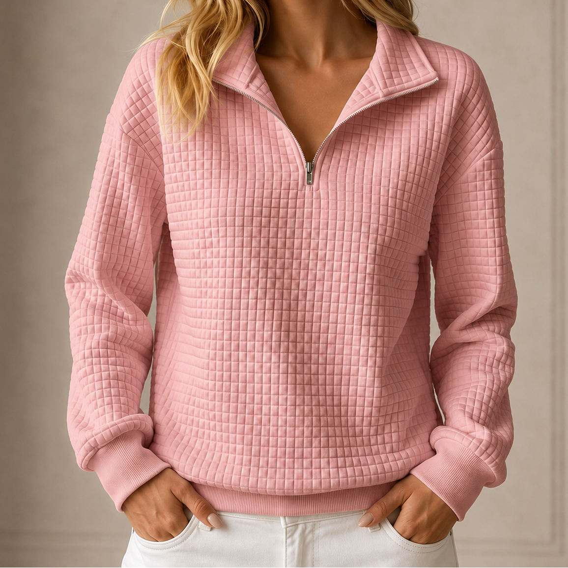 Peyton™ | Quilted Half-Zip Pullover