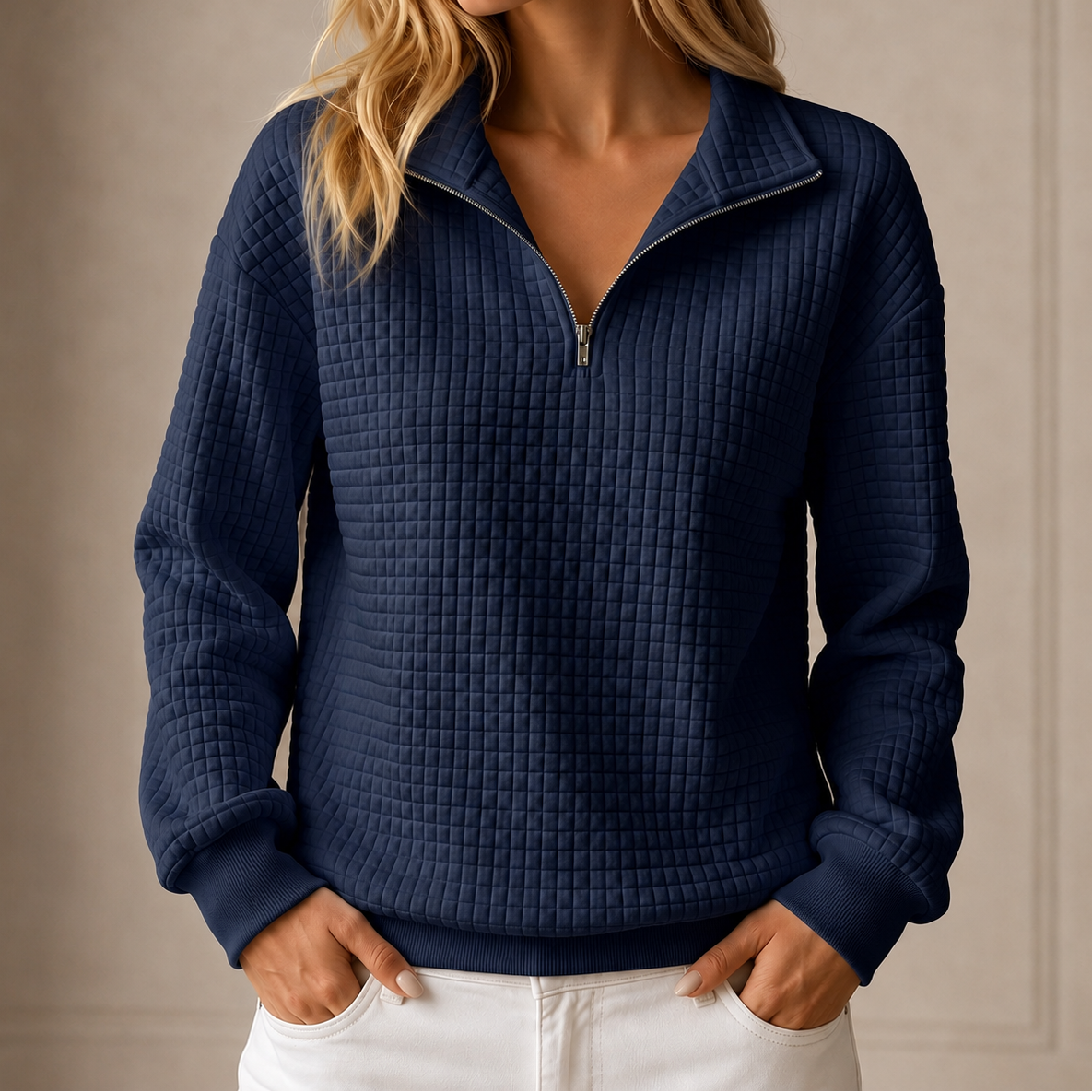 Peyton™ | Quilted Half-Zip Pullover