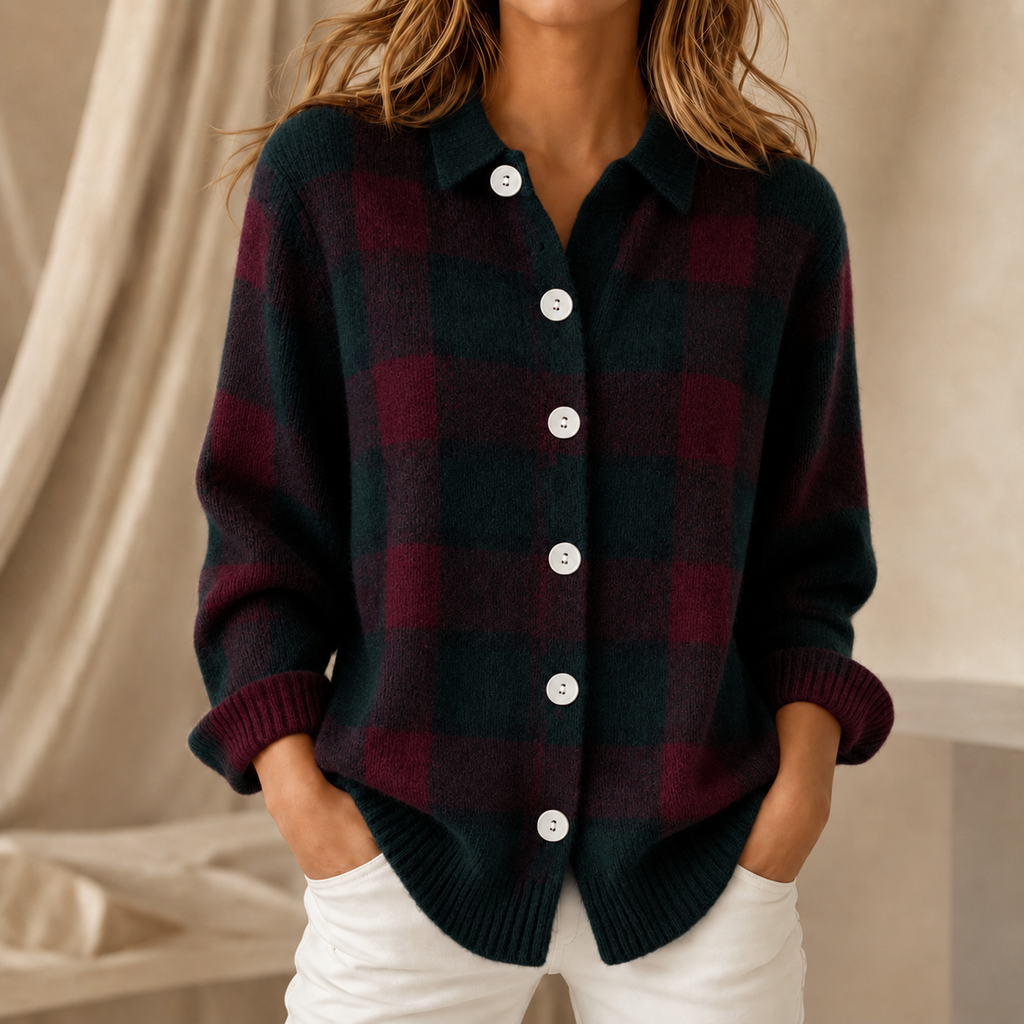 Annabelle™ | Diamond Knit Cardigan