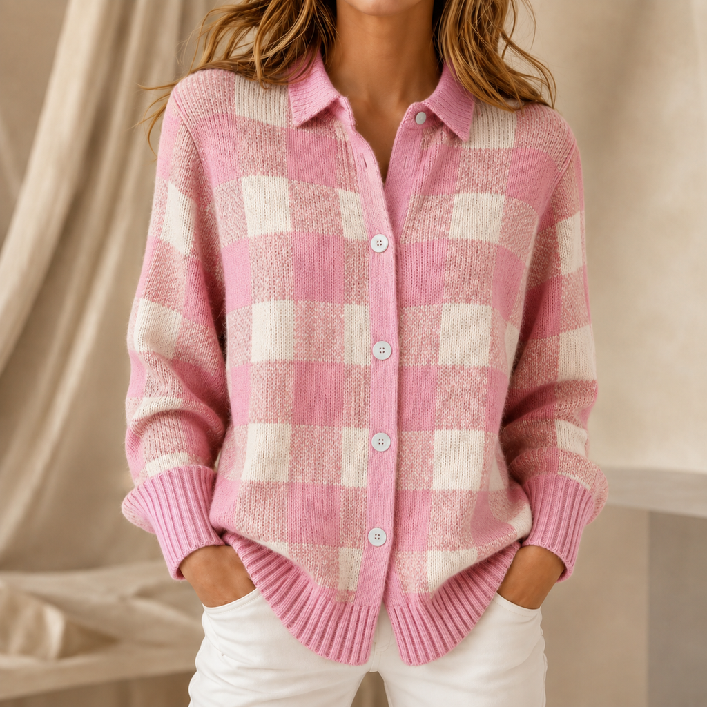 Annabelle™ | Diamond Knit Cardigan