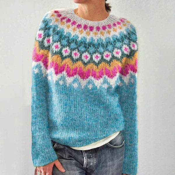 Freya™ | Vibrant Icelandic Sweater