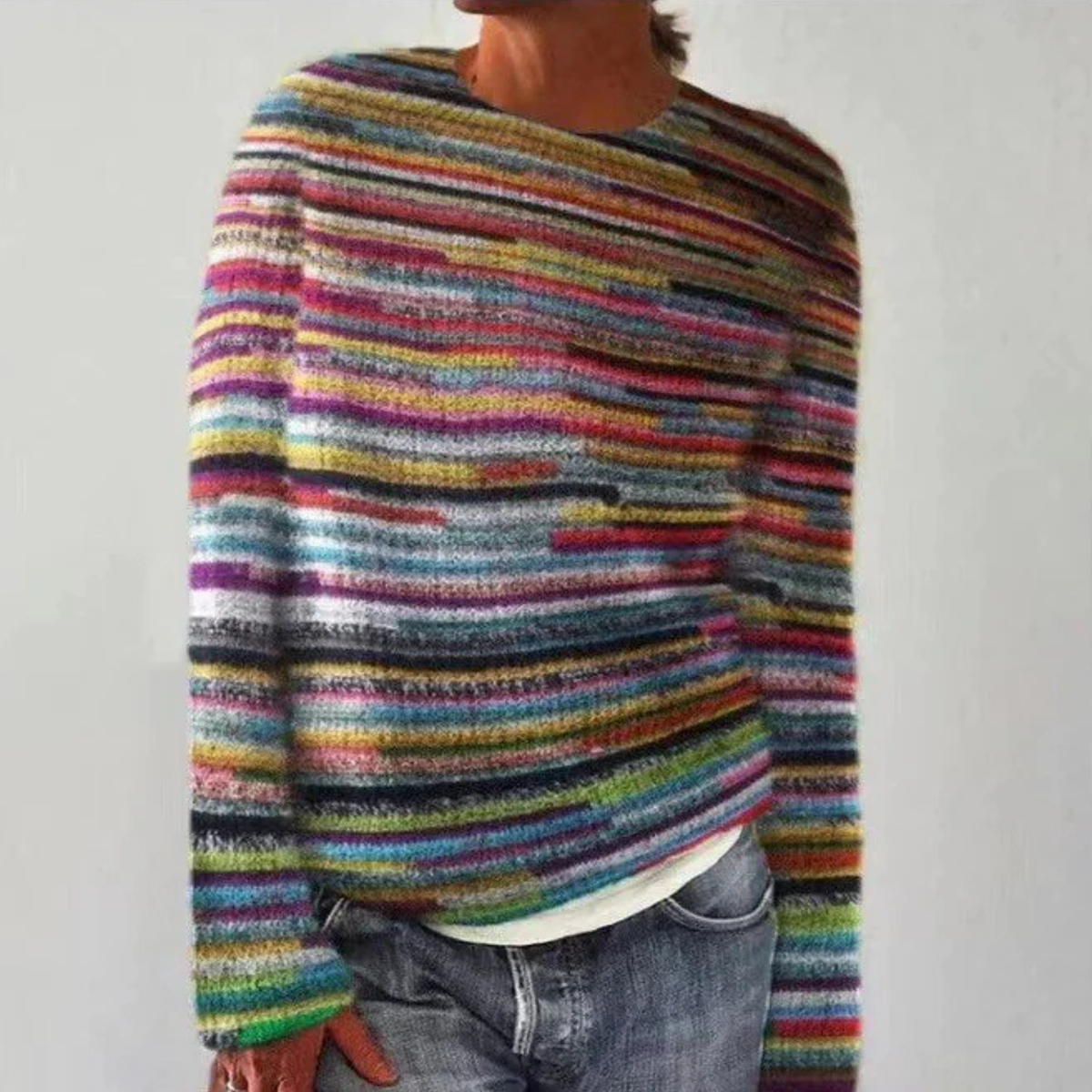 Signe™ | Retro Scandinavian Knitted Sweater