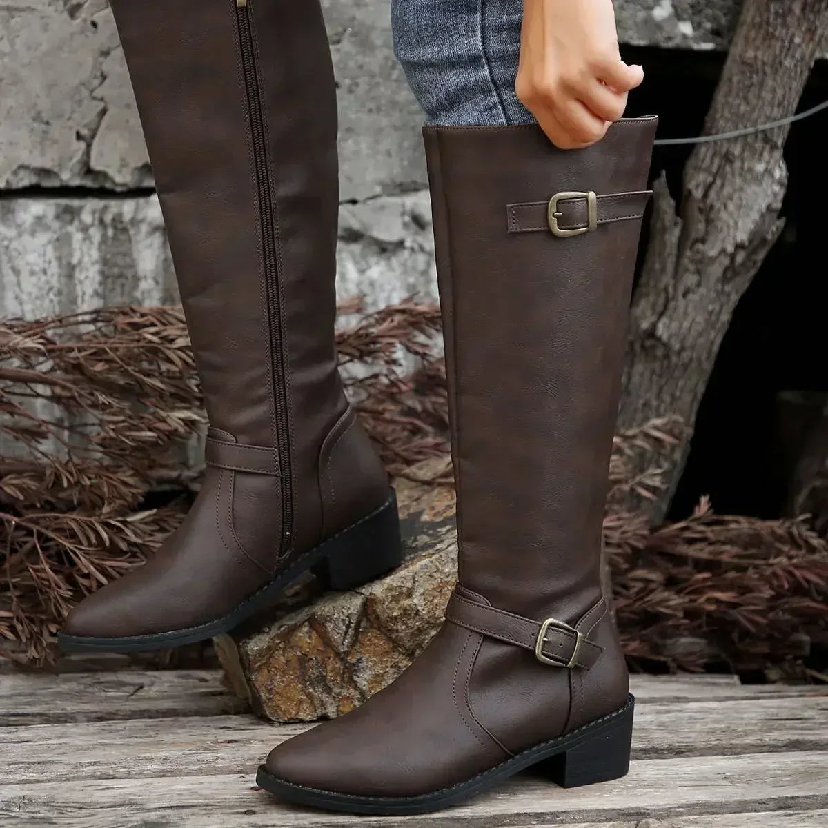 Victoria™ | Classic Knee-High Riding Boots