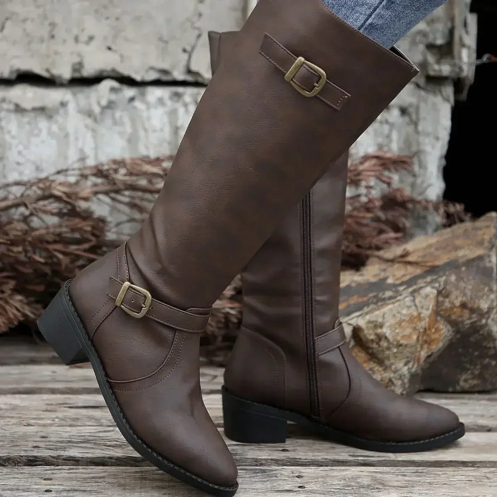 Victoria™ | Classic Knee-High Riding Boots