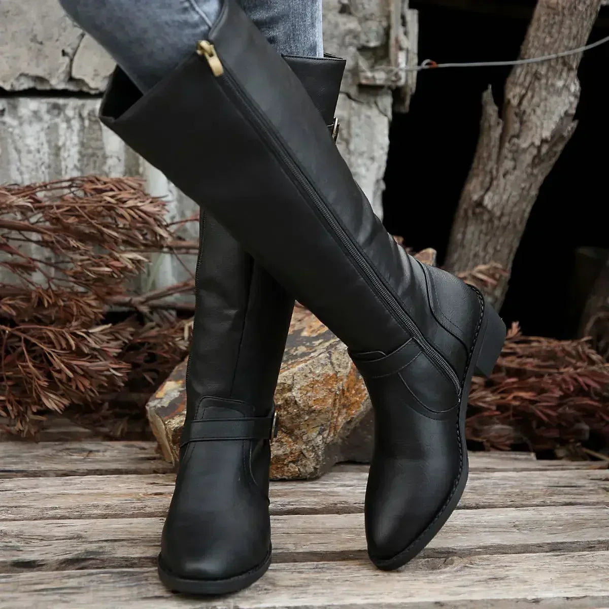 Victoria™ | Classic Knee-High Riding Boots