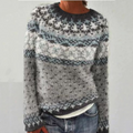 Clara™ | Retro Scandinavian Knitted Sweater
