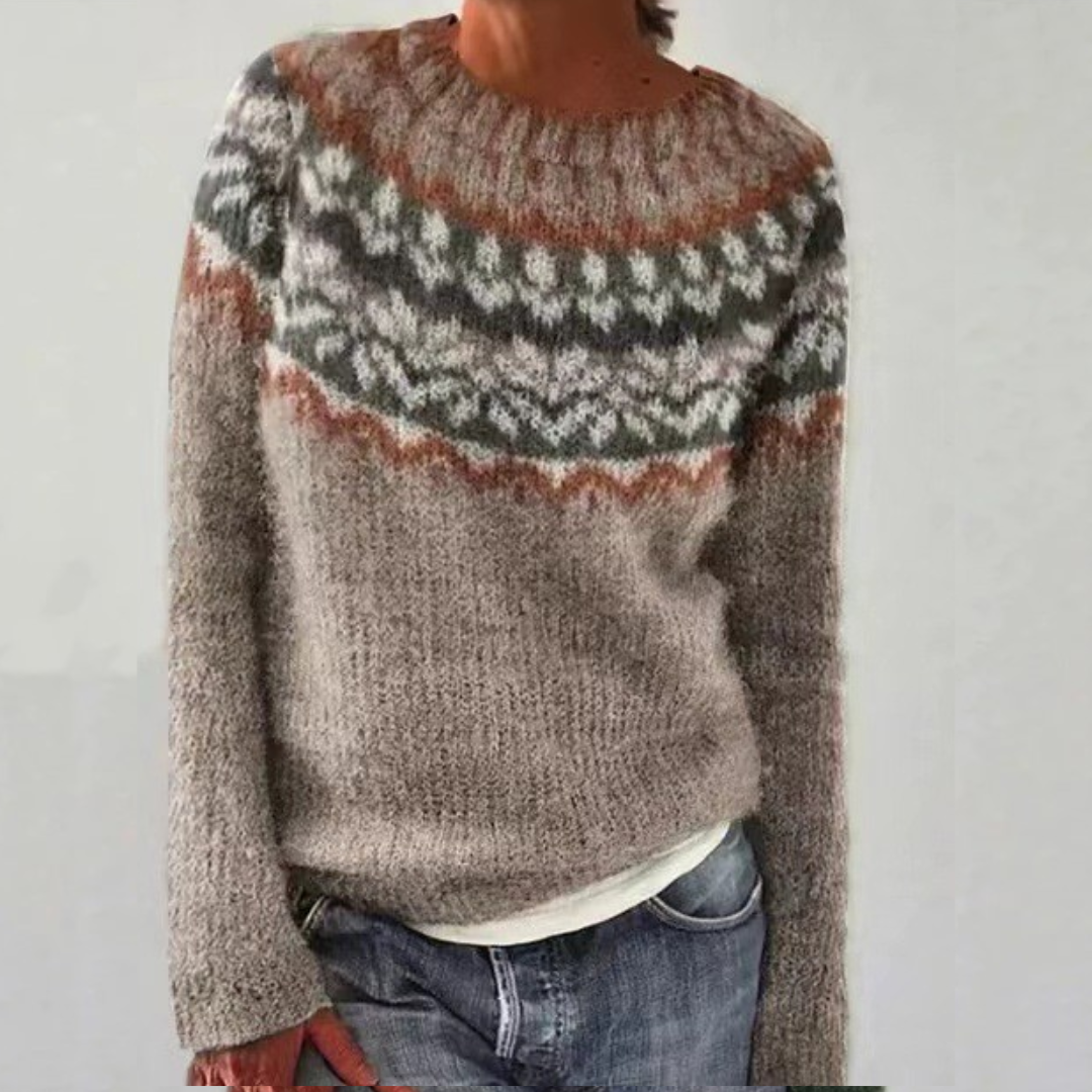 Debbie™ | Retro Scandinavian Knitted Sweater