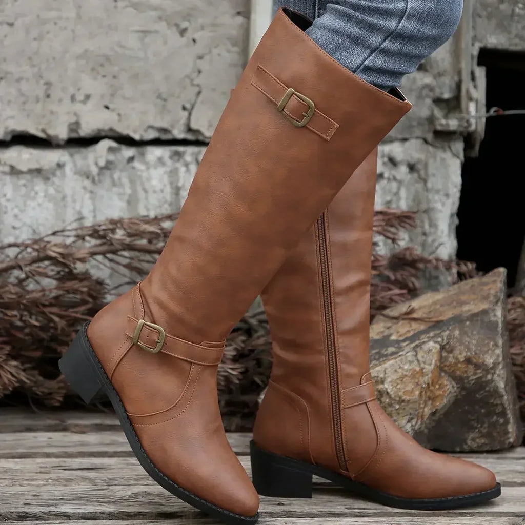 Victoria™ | Classic Knee-High Riding Boots