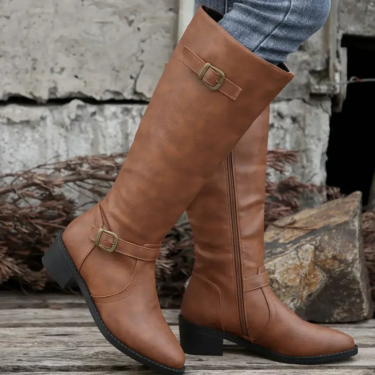Victoria™ | Classic Knee-High Riding Boots