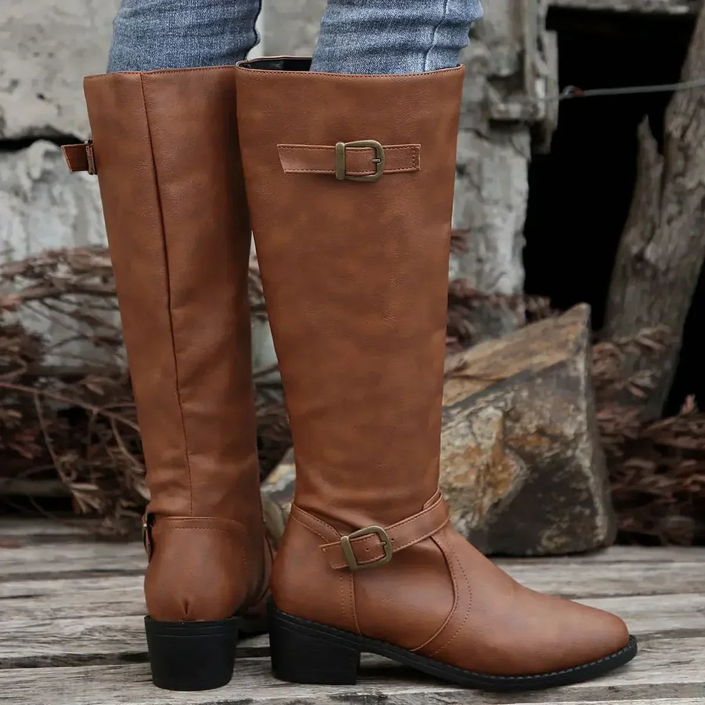 Victoria™ | Classic Knee-High Riding Boots