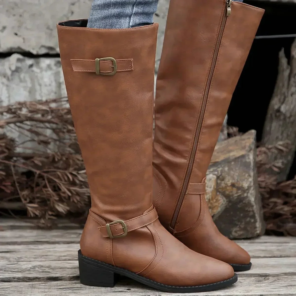 Victoria™ | Classic Knee-High Riding Boots