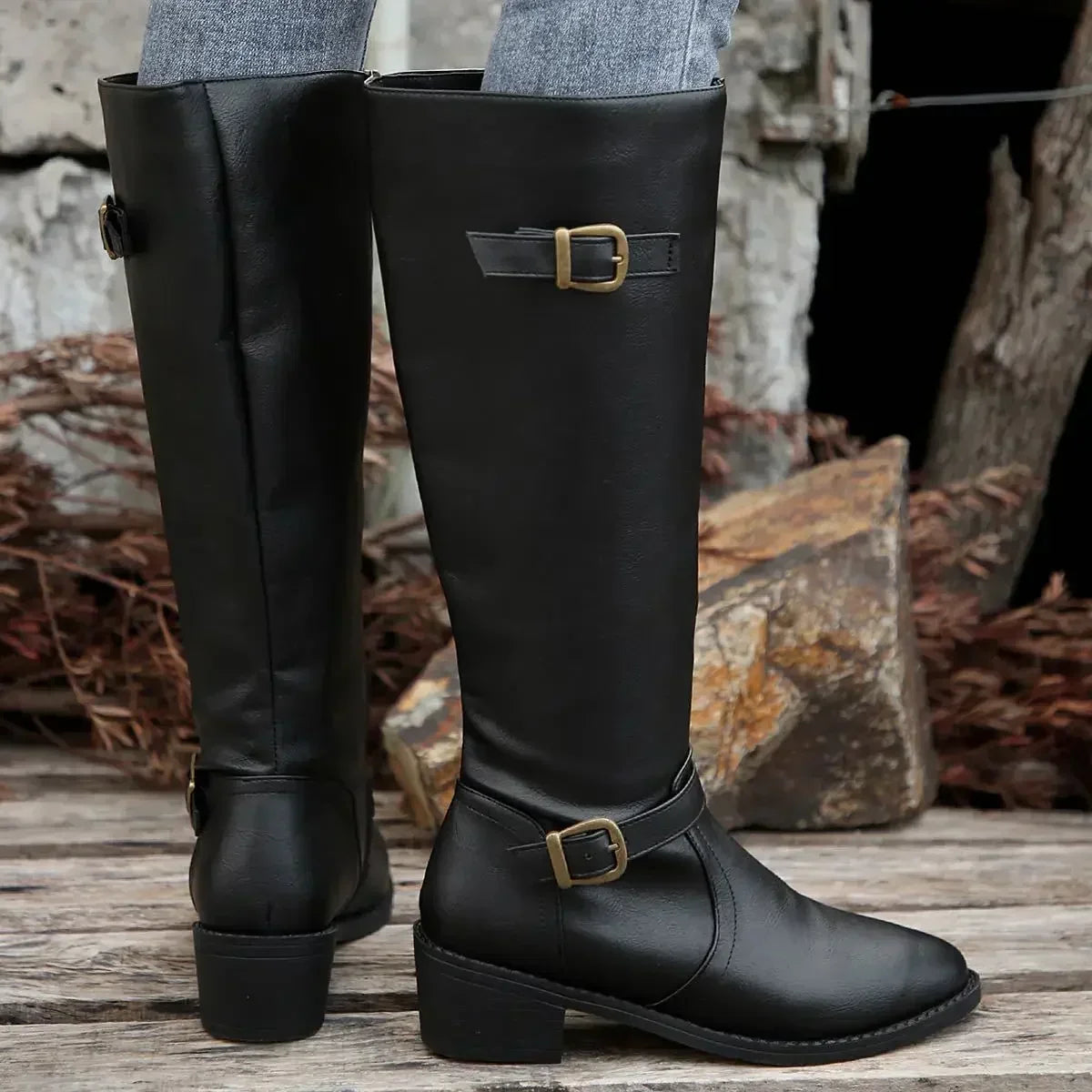Victoria™ | Classic Knee-High Riding Boots