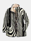 Zuri™ | Modern Zebra Quilted Jacket