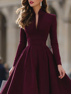 Jennifer | V-Neck Midi Dress