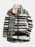 Monroe™ | Modern Monochrome Quilted Jacket