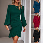 ADELEDA™ - Zippered Ruffle Dress