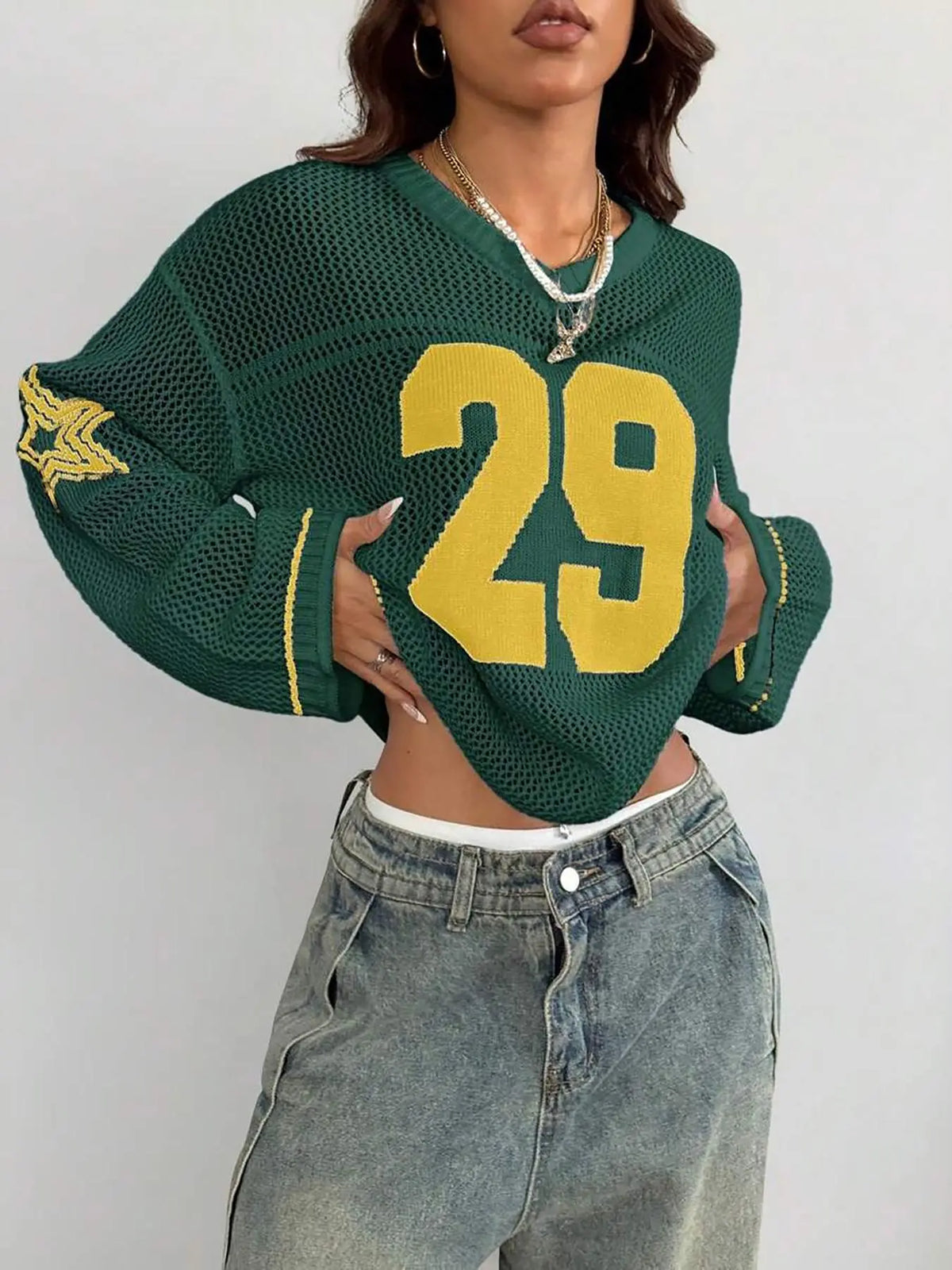 Kennedy™ | Varsity Knit Sweater